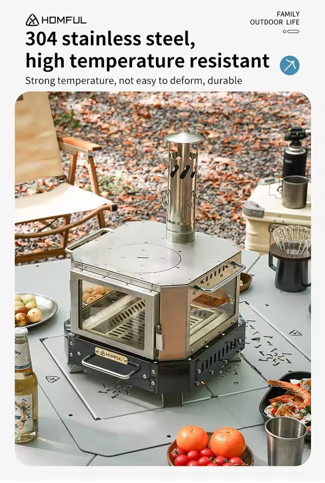 HOMFUL Portable Firewood Stove - Home Cooking Meals 评论和价格