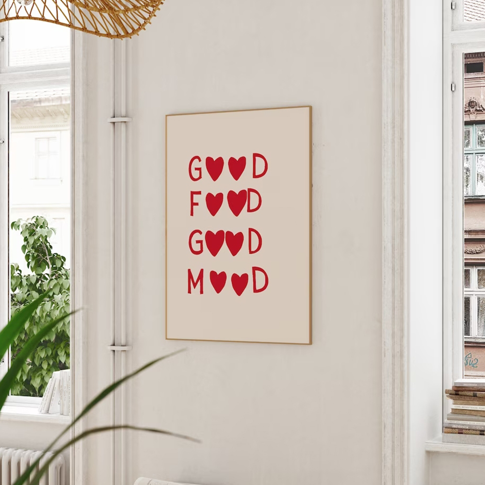 Minimalist Aesthetic Heart Cut - Home Cooking Quotes 评论和价格