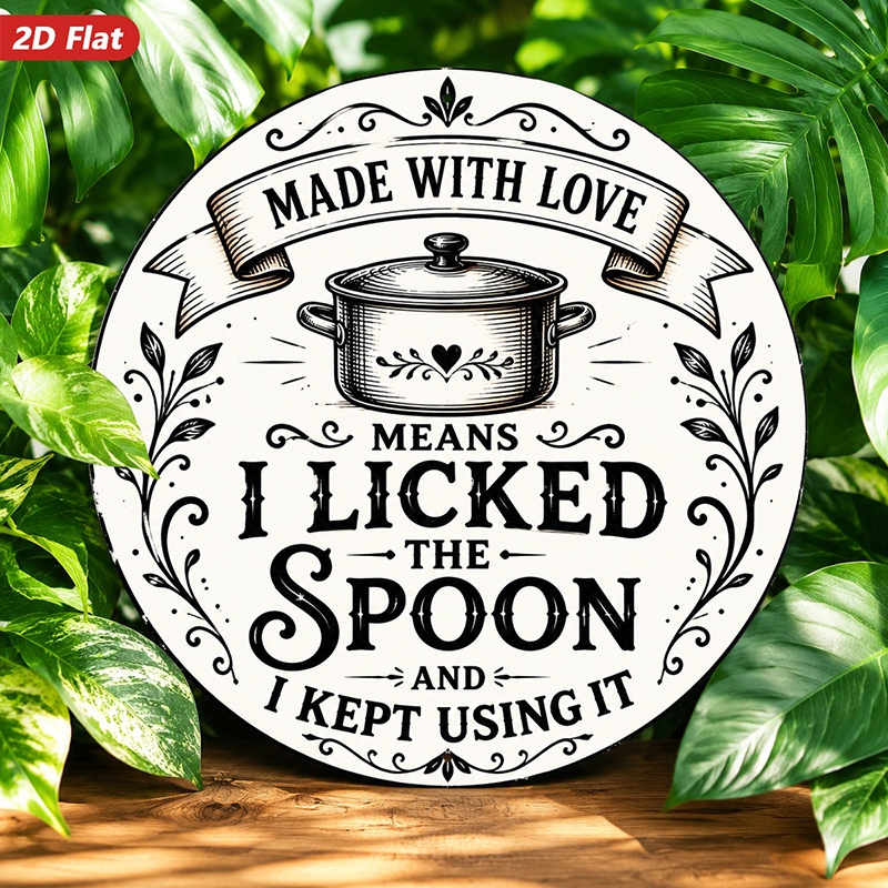 2D Flat, 1pc Cooking Quote Hum - Home Cooking Quotes 评论和价格