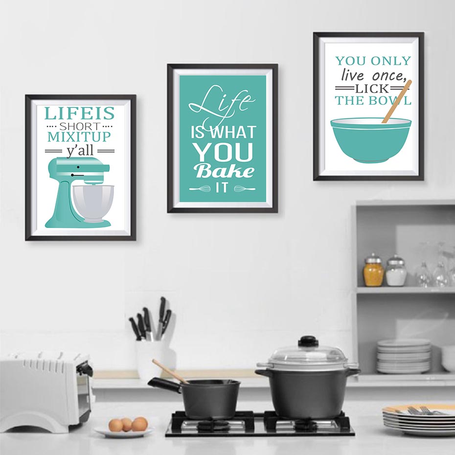 Nordic Style Poster Cooking In - Home Cooking Quotes 评论和价格