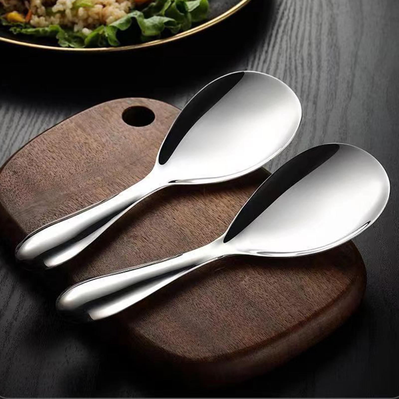 Stainless Steel Rice Spoon Pad - Home Cooking Meals 评论和价格