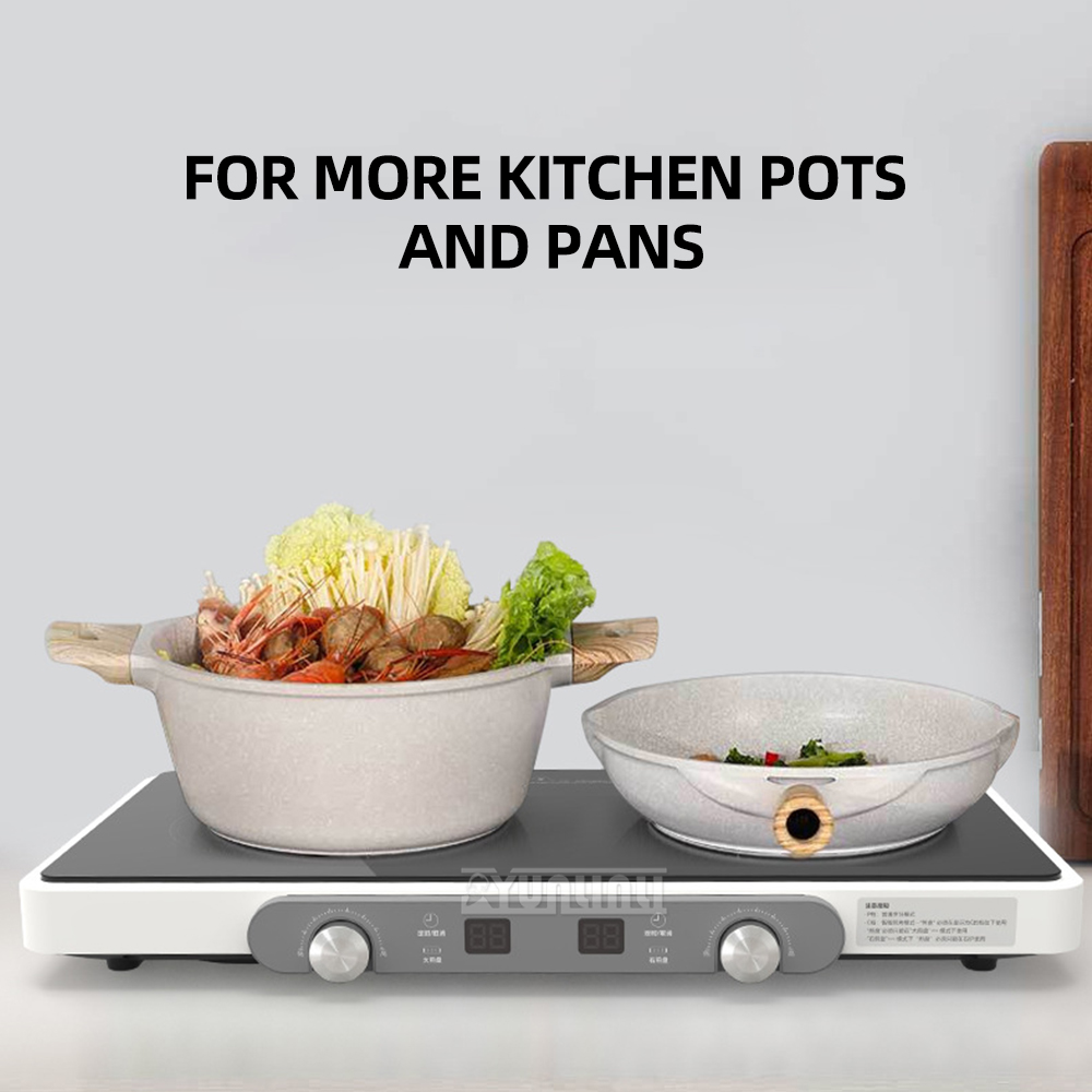 Double Induction Cooker Kitche - Hot Pot Portable Dual 评论和价格